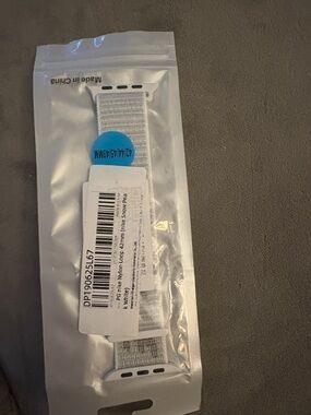 Nike White Nylon Loop Watch Band for Smartwatches